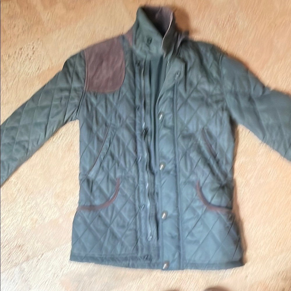 Ralph Lauren Quilted Jacket - Green and Brown